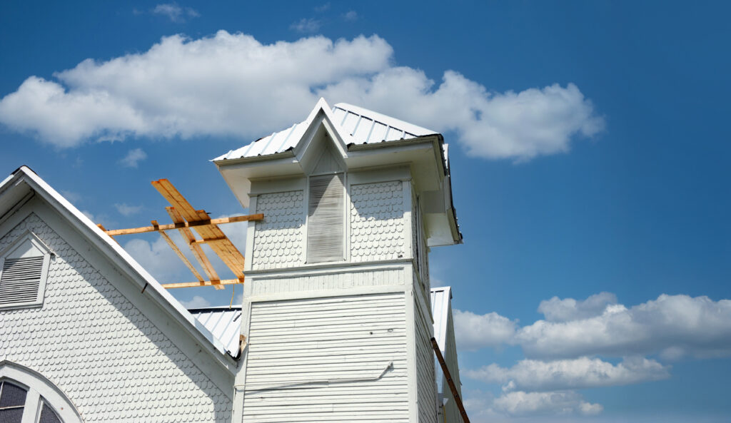 Church Gets a New Metal roof