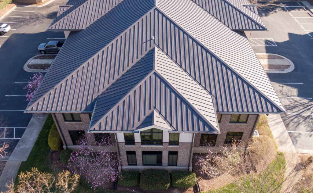 burnished Slate metal roof