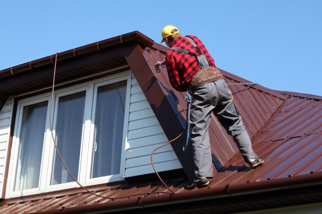 coating metal roof for protection