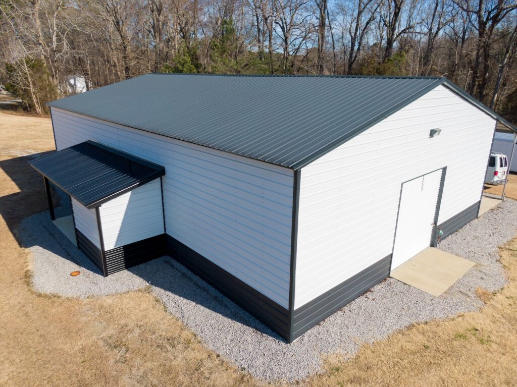 commercial building metal seam roof