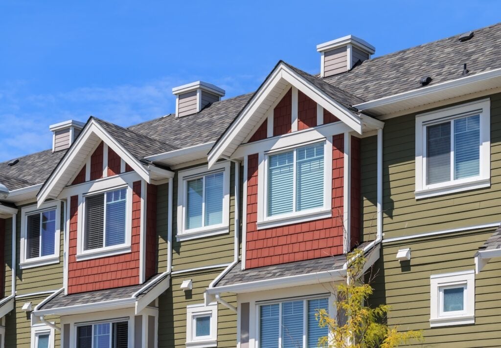 multifamily house architectural shingles