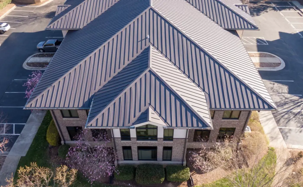 burnished Slate metal roof