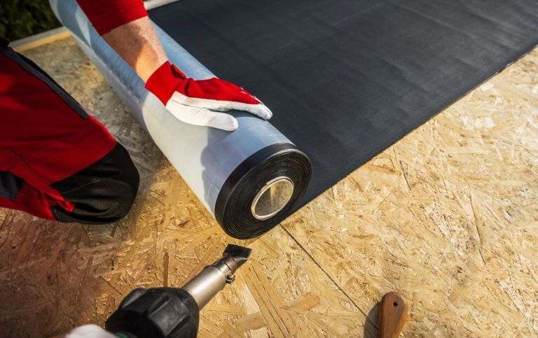 unrolling EDPM membrane